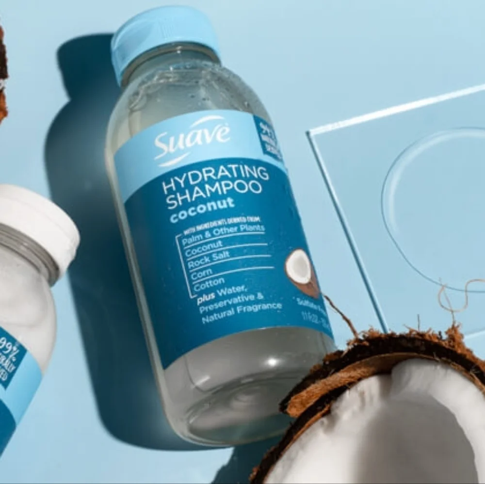 Suave Coconut Hydrating Shampoo Travel Size New